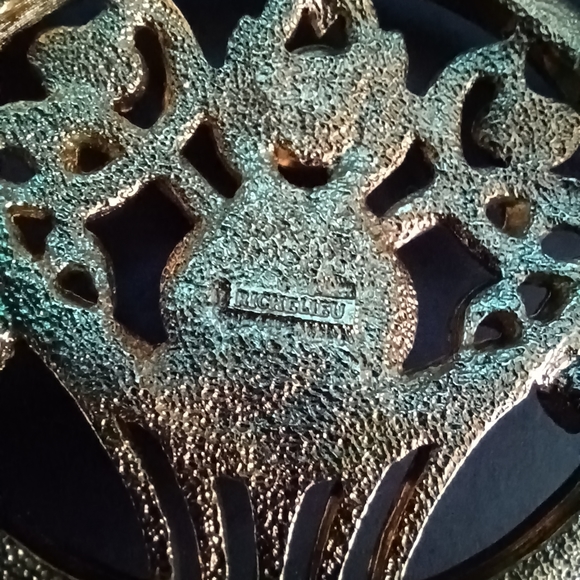 Vintage Richelieu Art Deco Revival Necklace & Earrings Set - Picture 15 of 16